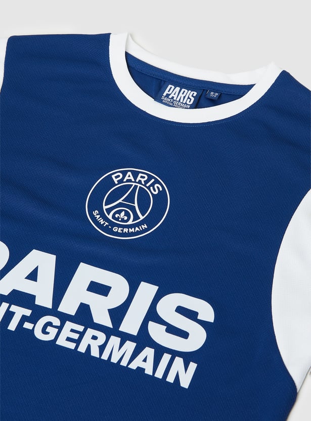 Boys Paris Saint-Germain Printed Shorts Set