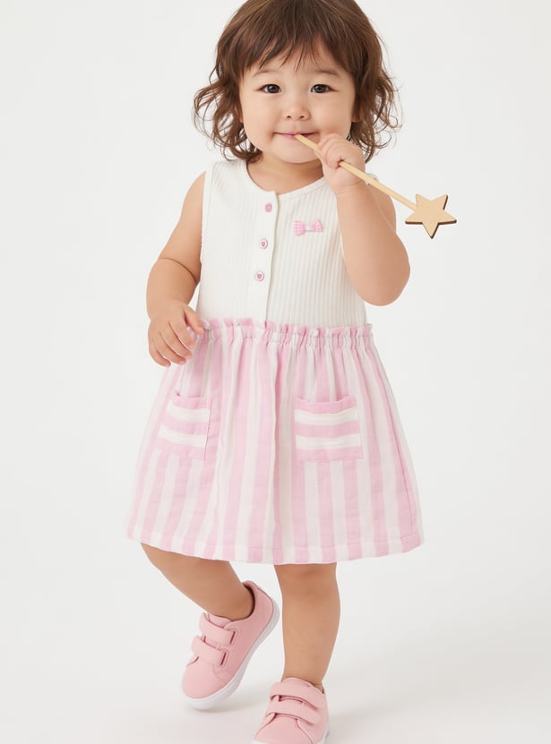 Girls Striped Dress