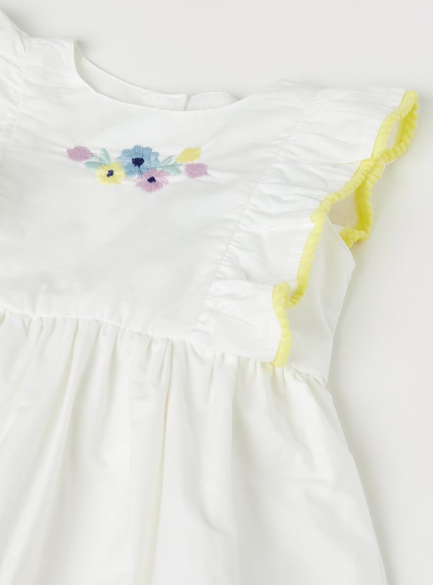 Girls Printed A-line Dress