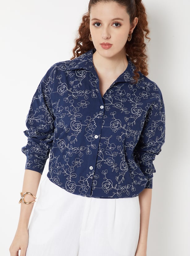 Women Embroidered Shirt