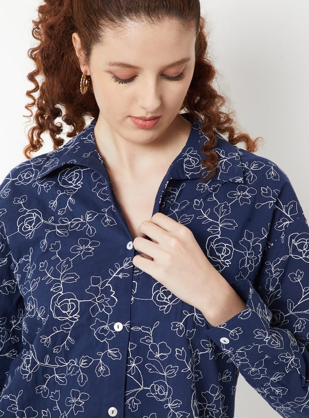 Women Embroidered Shirt