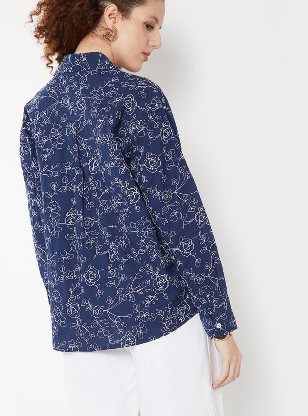 Women Embroidered Shirt
