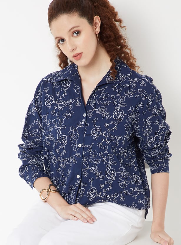 Women Embroidered Shirt