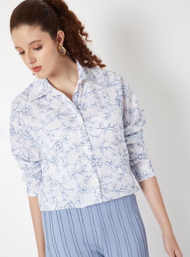 Women Embroidered Shirt