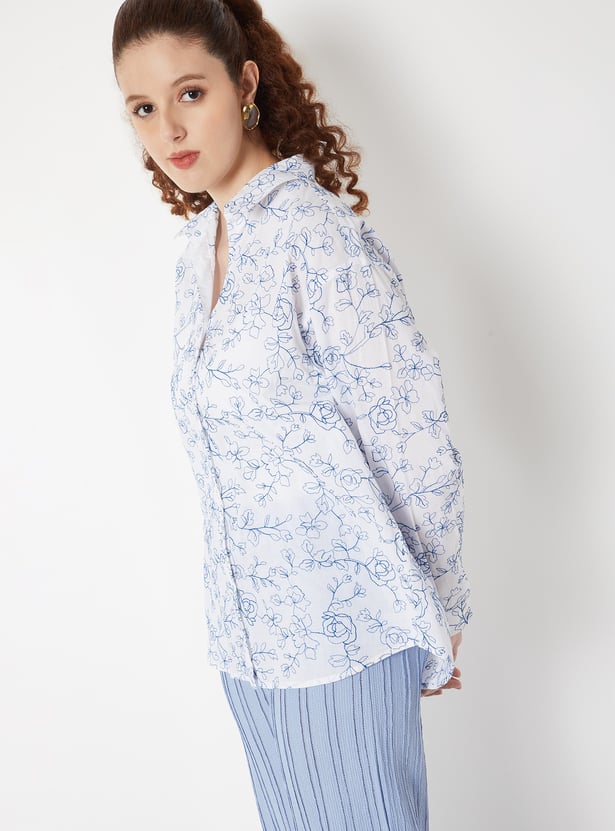 Women Embroidered Shirt