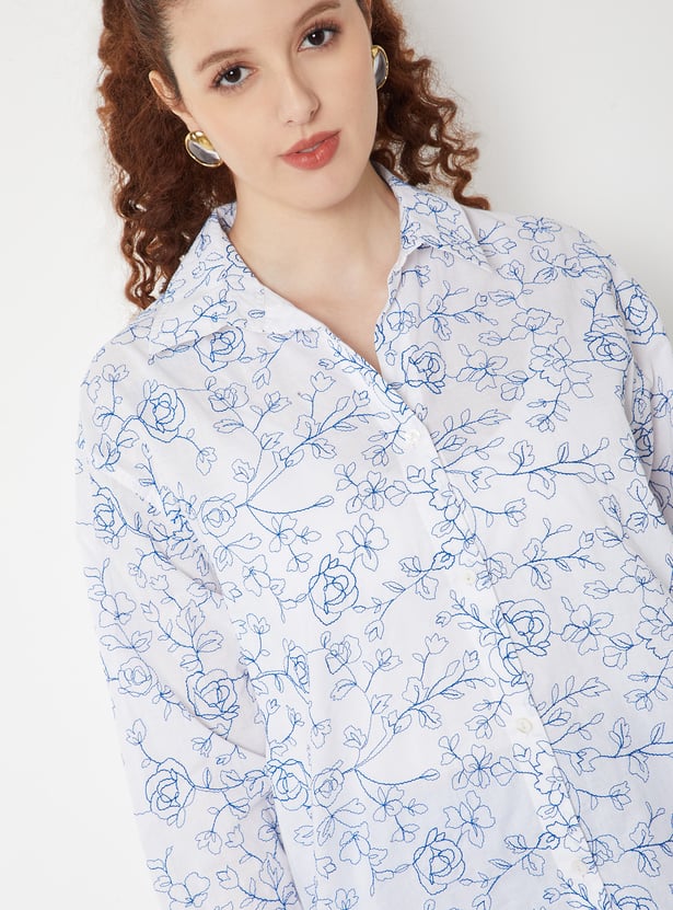 Women Embroidered Shirt