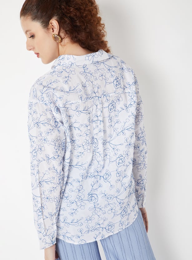 Women Embroidered Shirt