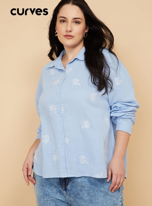 Women Embroidered Shirt