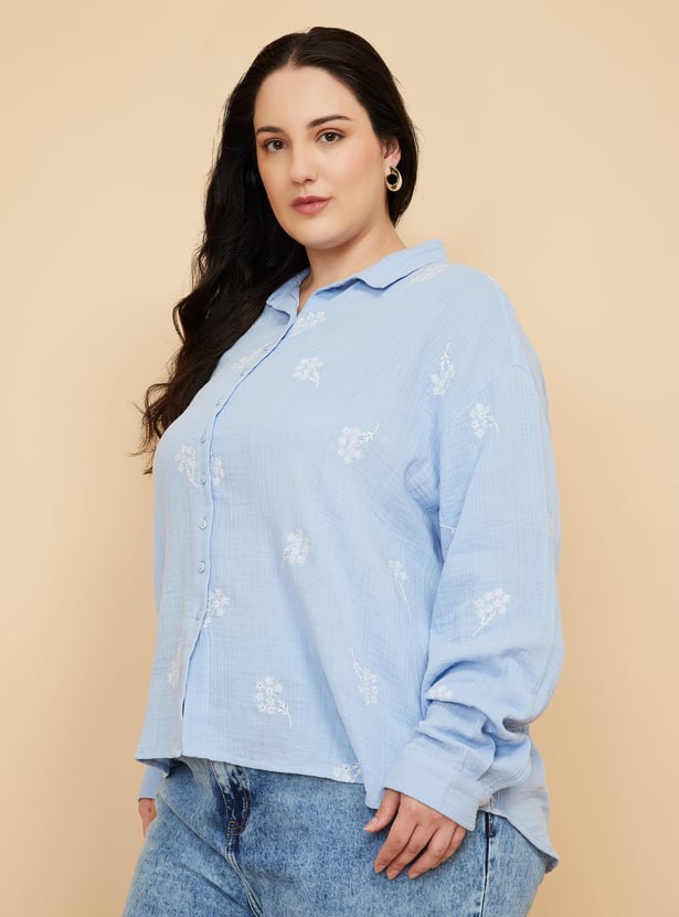 Women Embroidered Shirt