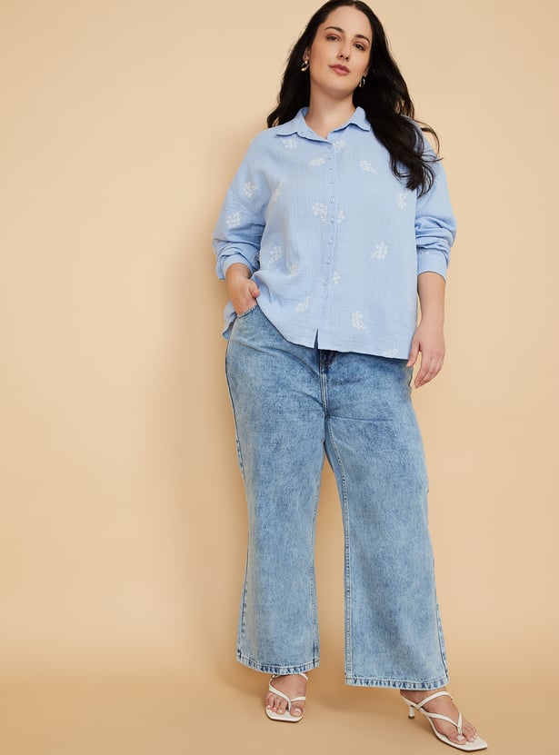 Women Embroidered Shirt