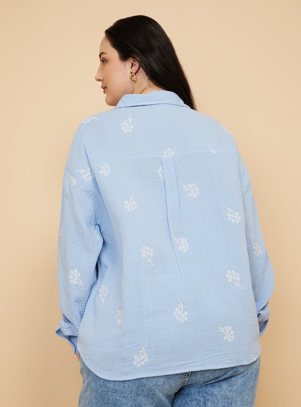 Women Embroidered Shirt