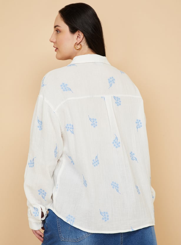 Women Embroidered Shirt