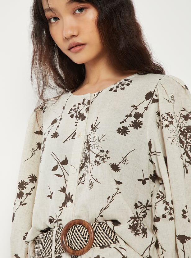 Women Floral Print Blouse