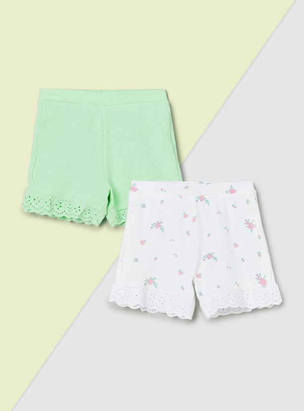 Girls Assorted Shorts - Pack of 2