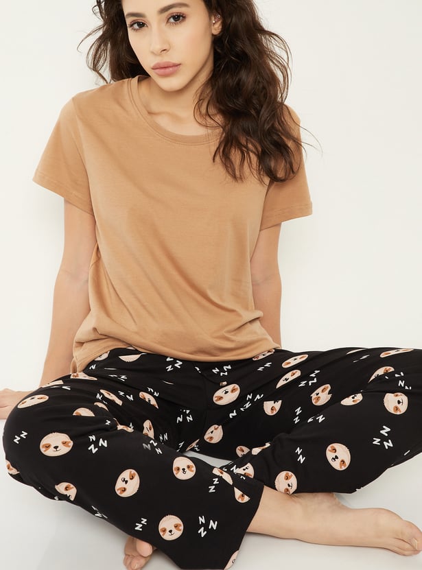 Women Printed PJ Set
