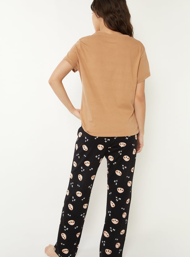 Women Printed PJ Set