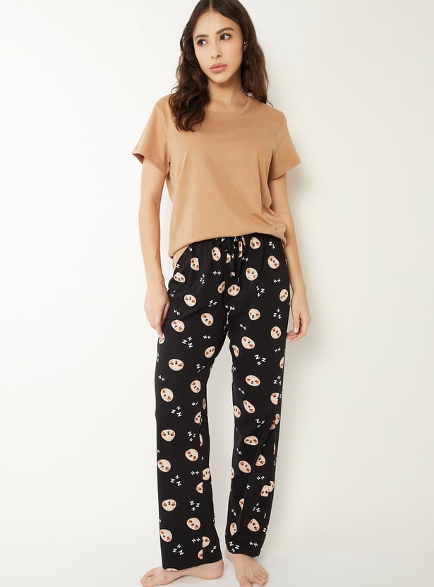 Women Printed PJ Set