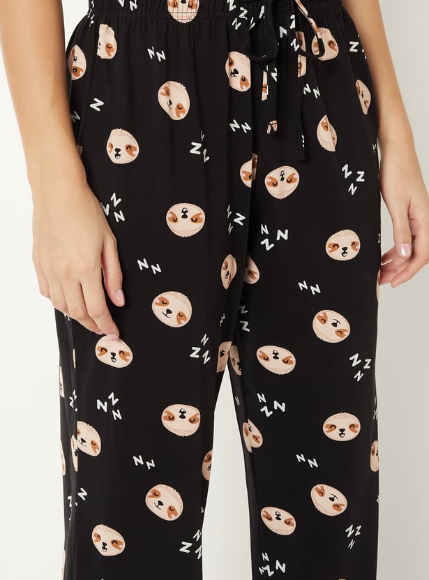 Women Printed PJ Set