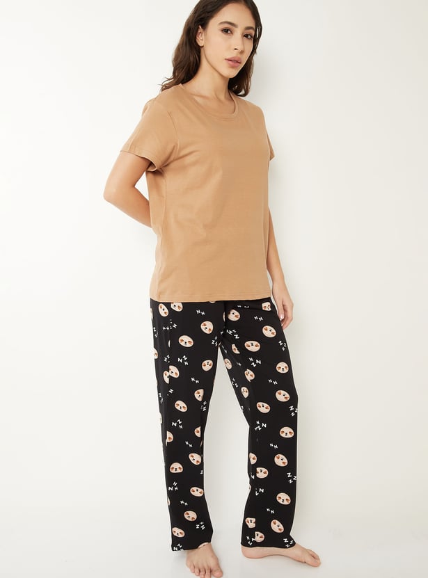 Women Printed PJ Set