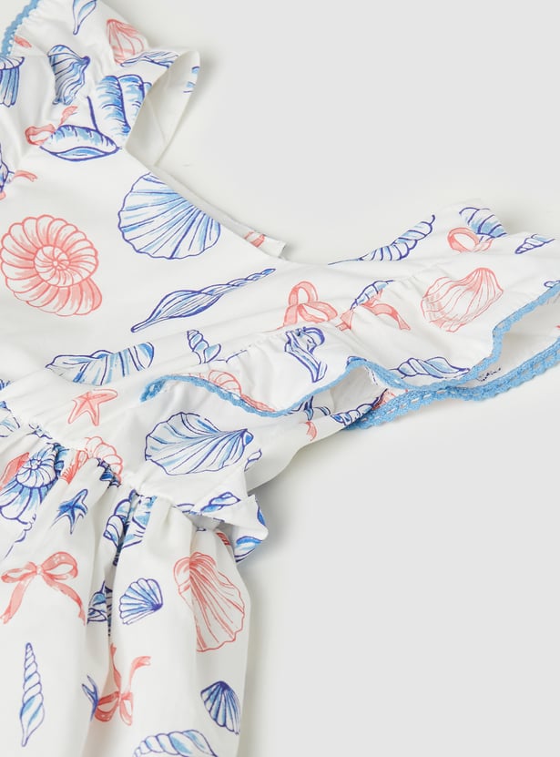 Girls Printed Dress