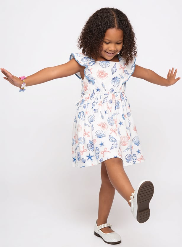 Girls Printed Dress