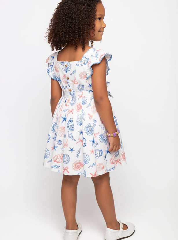 Girls Printed Dress