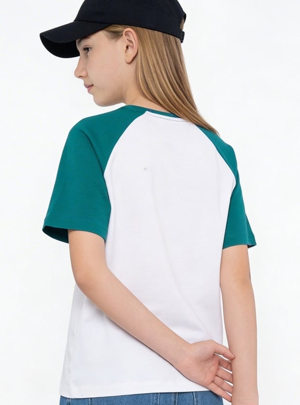 Girls Mickey Mouse Chennile T-shirt