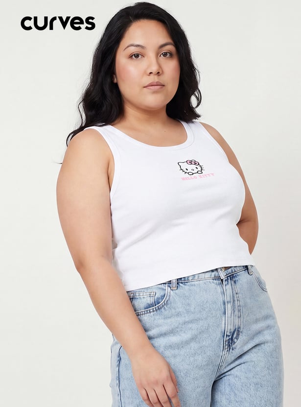 Women Hello Kitty Tank Top