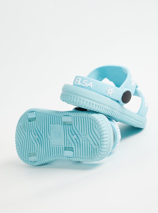Girls Frozen Velcro Slingback Sandals