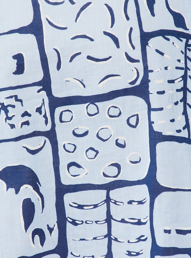 Women Printed Shirt Dress