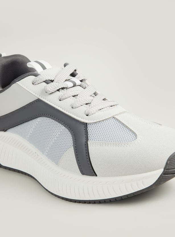 Men Mesh Panel Sneakers