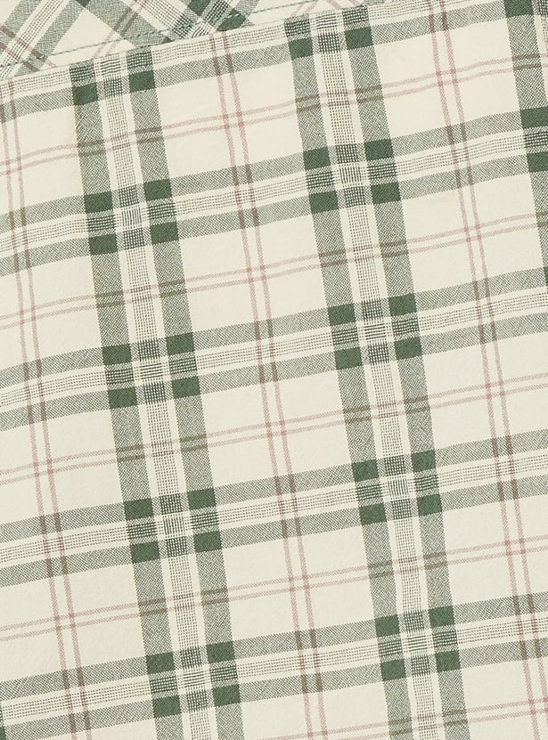 Women Checked Slim Fit Shirt