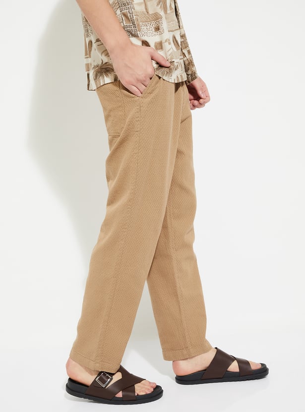 URB_N Men Solid Trousers