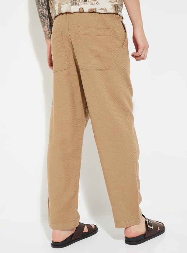 URB_N Men Solid Trousers