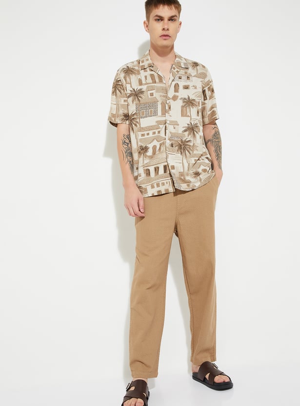 URB_N Men Solid Trousers