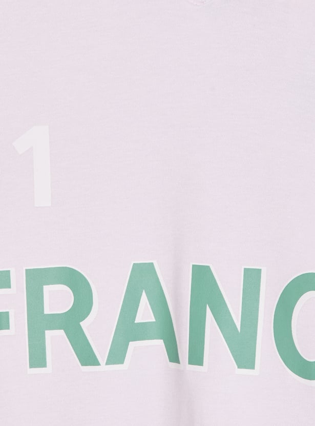 Girls Printed Sports T-shirt