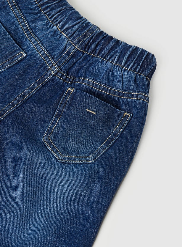 Girls High-Rise Wide Leg Jeans
