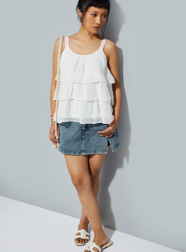 ALAYA F x URB_N Women Layered Top