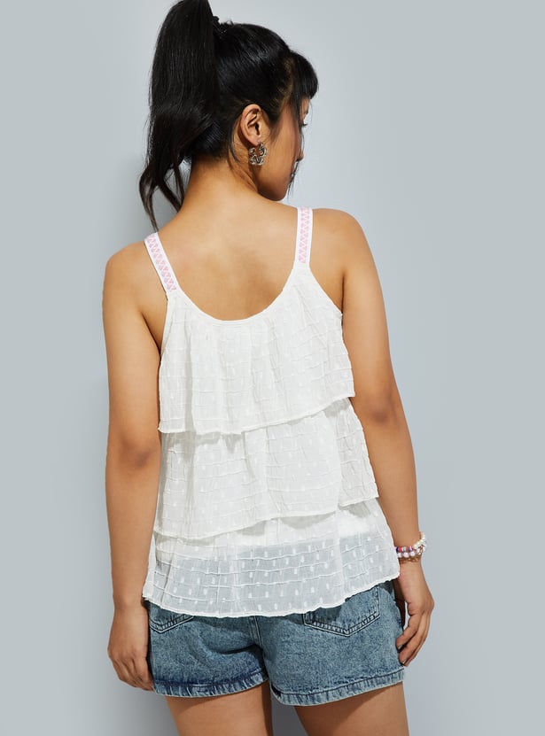 ALAYA F x URB_N Women Layered Top