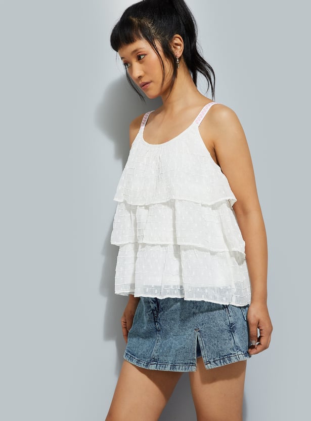 ALAYA F x URB_N Women Layered Top