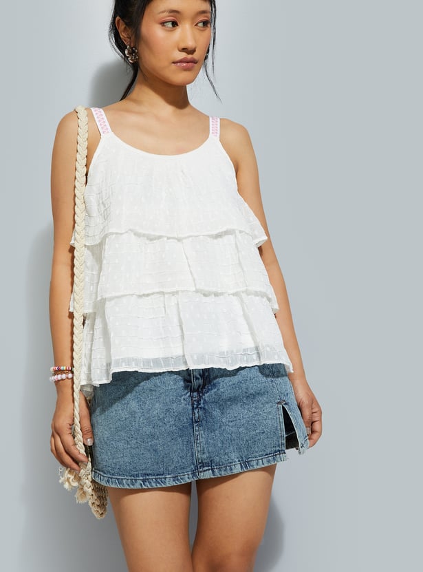 ALAYA F x URB_N Women Layered Top