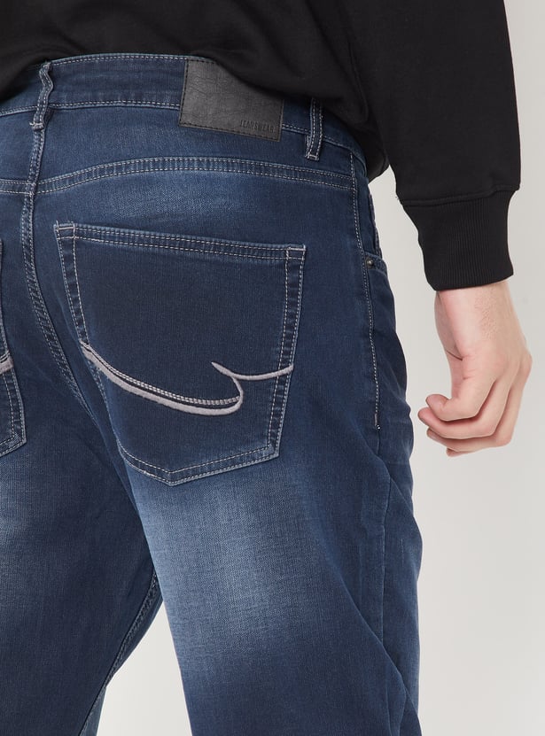Men Washed Regular Fit Jeans
