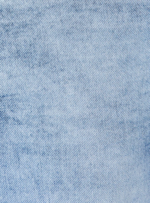 Men Dark Wash Relaxed Fit Jeans