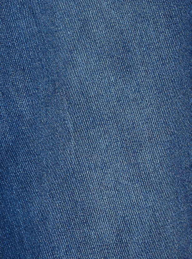 Girls Solid Wide Leg Jeans