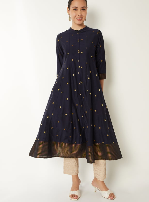Women Printed Kalidar Kurta