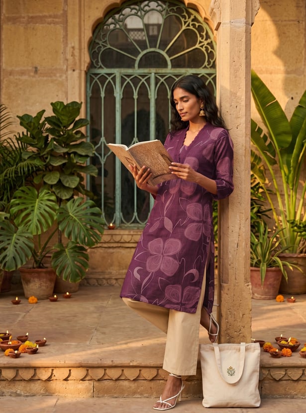 Women Printed A-Line Kurta
