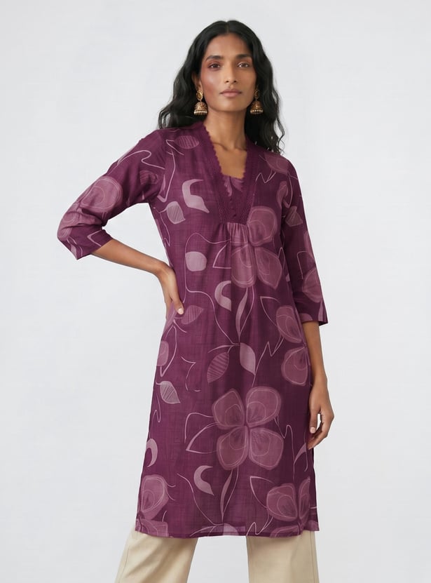 Women Printed A-Line Kurta