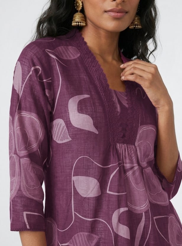 Women Printed A-Line Kurta