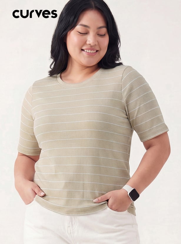 Women Striped T-shirt