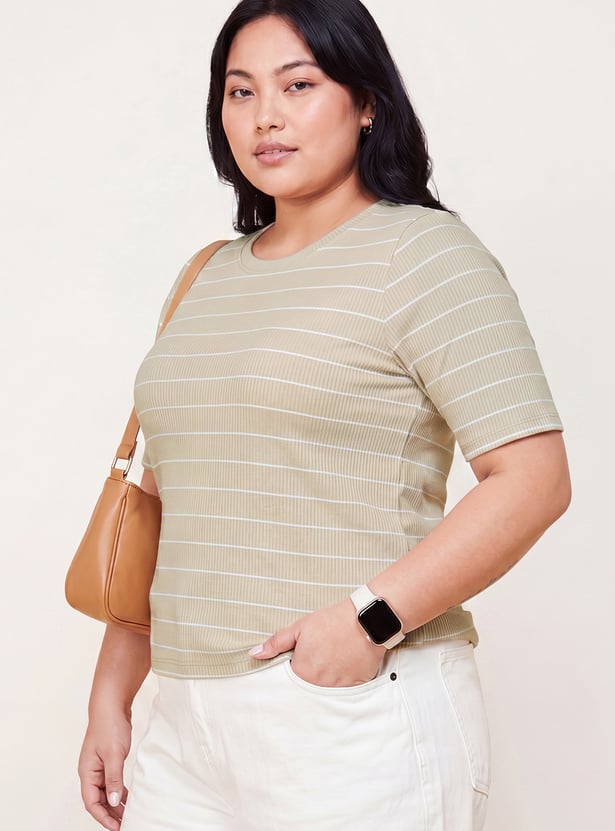 Women Striped T-shirt